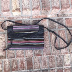 Dakine Black & Multi Color Crossbody Bag